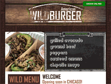 Tablet Screenshot of americanwildburger.com